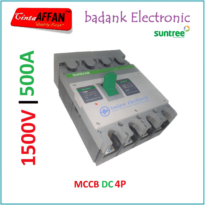 MCCB DC 4P 500A 1500V - SUNTREE SM8-630HPV/4 Molded Case CB